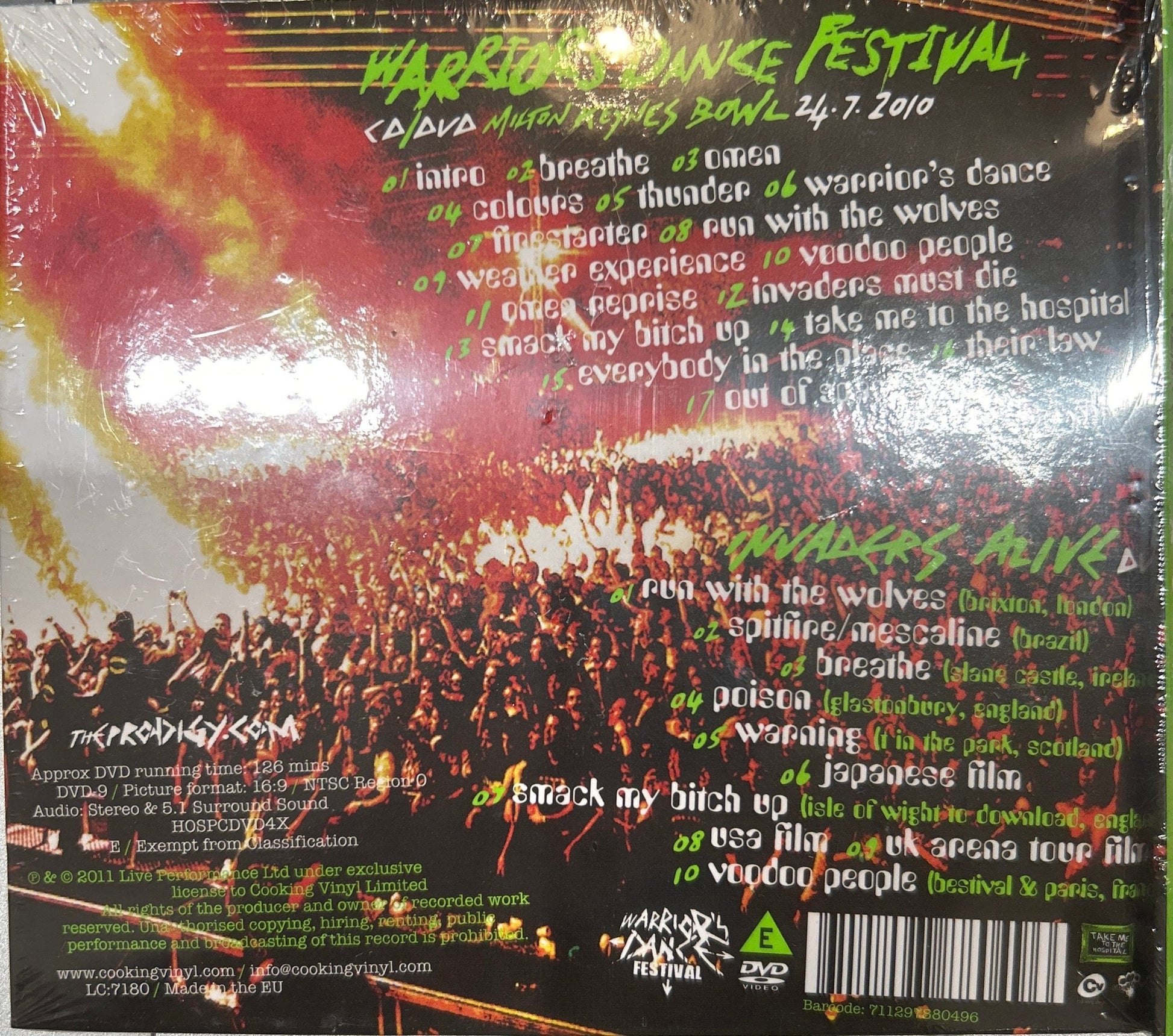 CD The Prodigy – Live - World's On Fire Nuevo precintado - DISCOS NAKASHA