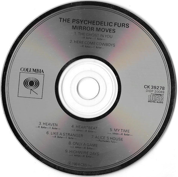CD The Psychedelic Furs – Mirror Moves Ed. USA 2ª Mano - DISCOS NAKASHA