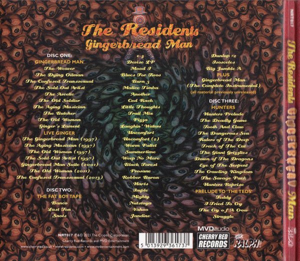 CD The Residents ‎– Gingerbread Man Nuevo precintado - DISCOS NAKASHA