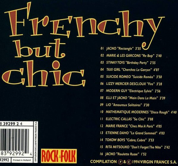 CD V/A – Frenchy But Chic 2ª Mano - DISCOS NAKASHA