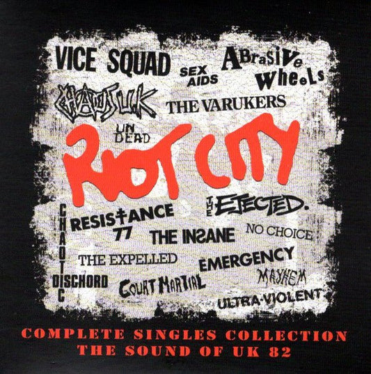 CD V/A – Riot City Box set (Complete Singles Collection – The Sound Of UK 82) Nuevo precintado - DISCOS NAKASHA