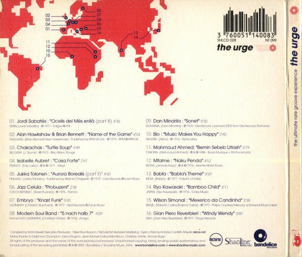 CD V/A ‎– The Urge Nuevo precintado - DISCOS NAKASHA