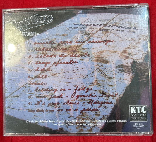 CD Versvs ‎– Muerte Para Mis Enemigos 2ª Mano - DISCOS NAKASHA