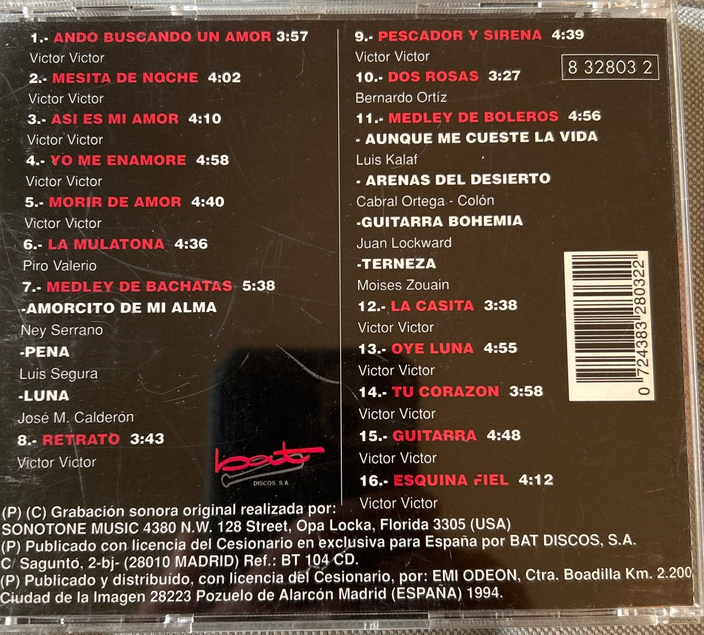CD Victor Victor ‎– Grandes Exitos 2ª Mano - DISCOS NAKASHA
