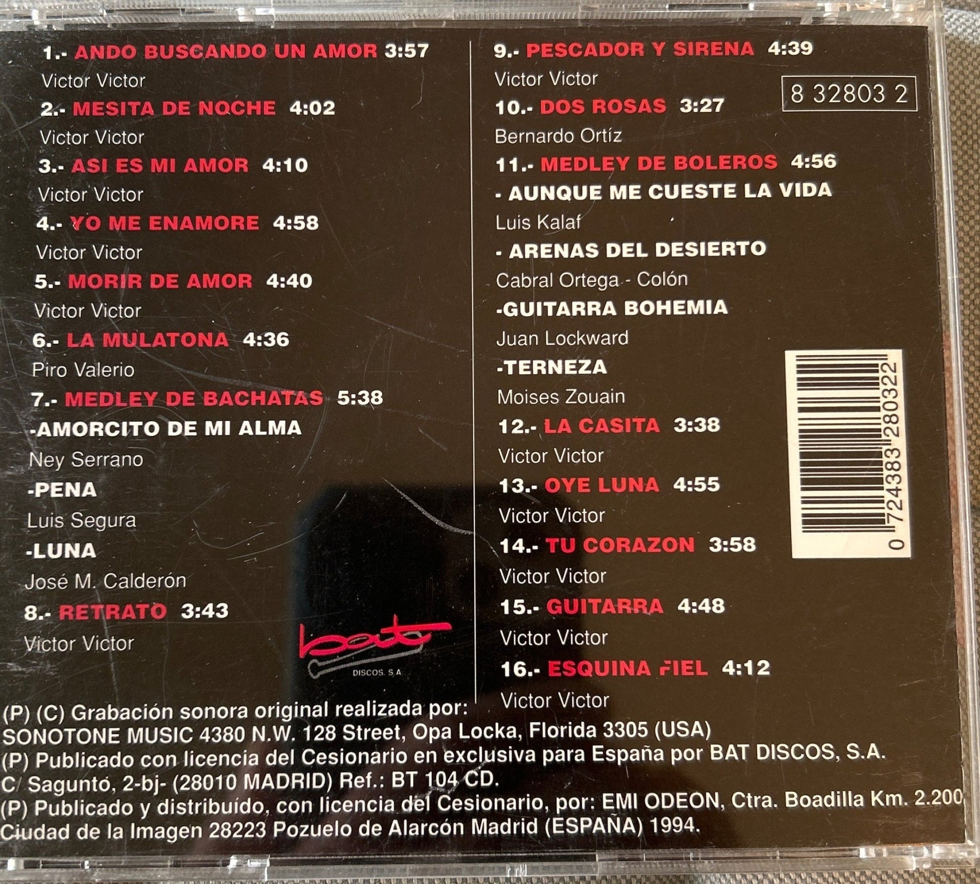 CD Victor Victor ‎– Grandes Exitos 2ª Mano - DISCOS NAKASHA