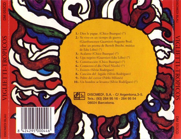 CD Viglietti ‎– Tropicos 2ª Mano - DISCOS NAKASHA