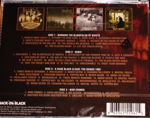CD Warwound ‎– Fatally Wounded - Anthology Nuevo precintado - DISCOS NAKASHA