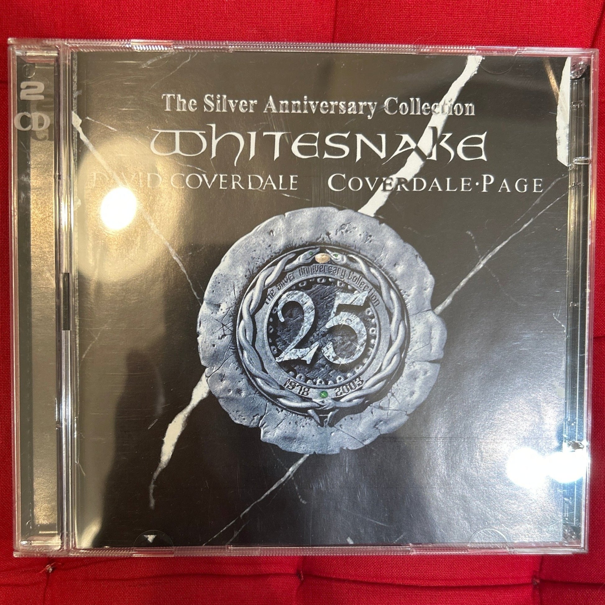 CD Whitesnake & David Coverdale & Coverdale • Page ‎– The Silver Anniversary Collection 2ª Mano - DISCOS NAKASHA
