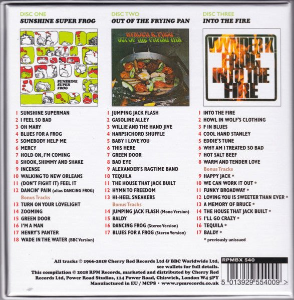 CD Wynder K Frog – Shook Shimmy And Shake: The Complete Recordings 1966 - 1970 Nuevo precintado - DISCOS NAKASHA