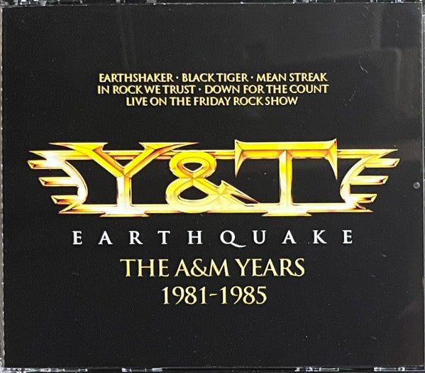 CD Y & T ‎– Earthquake - The A&M Years Nuevo precintado - DISCOS NAKASHA