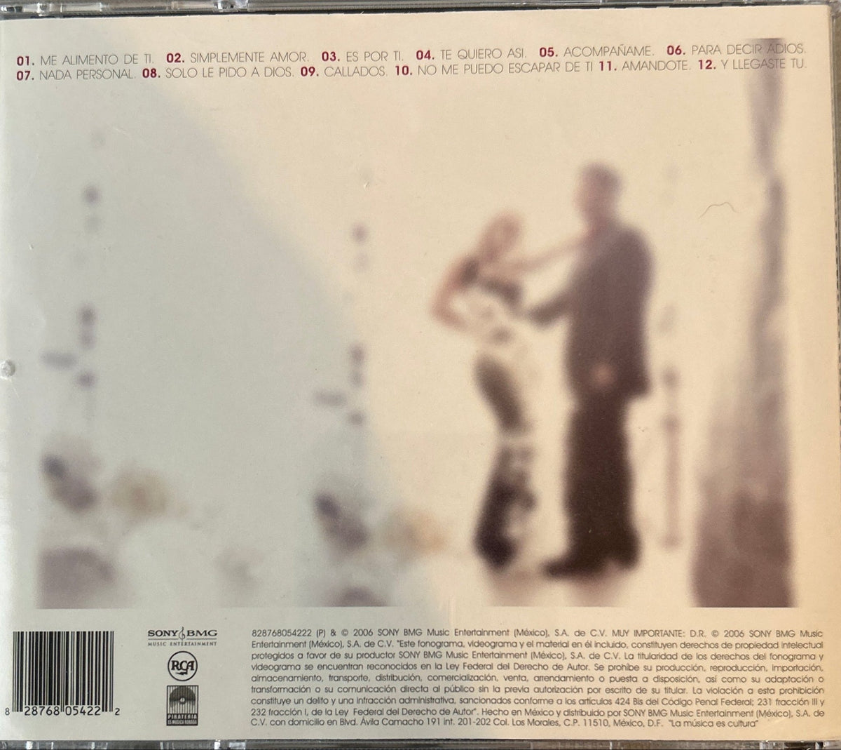 CD Yuri & Mijares ‎– Acompañame 2ª Mano - DISCOS NAKASHA
