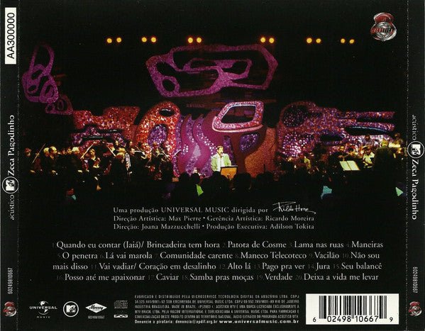 CD Zeca Pagodinho – Acústico MTV 2ª Mano - DISCOS NAKASHA