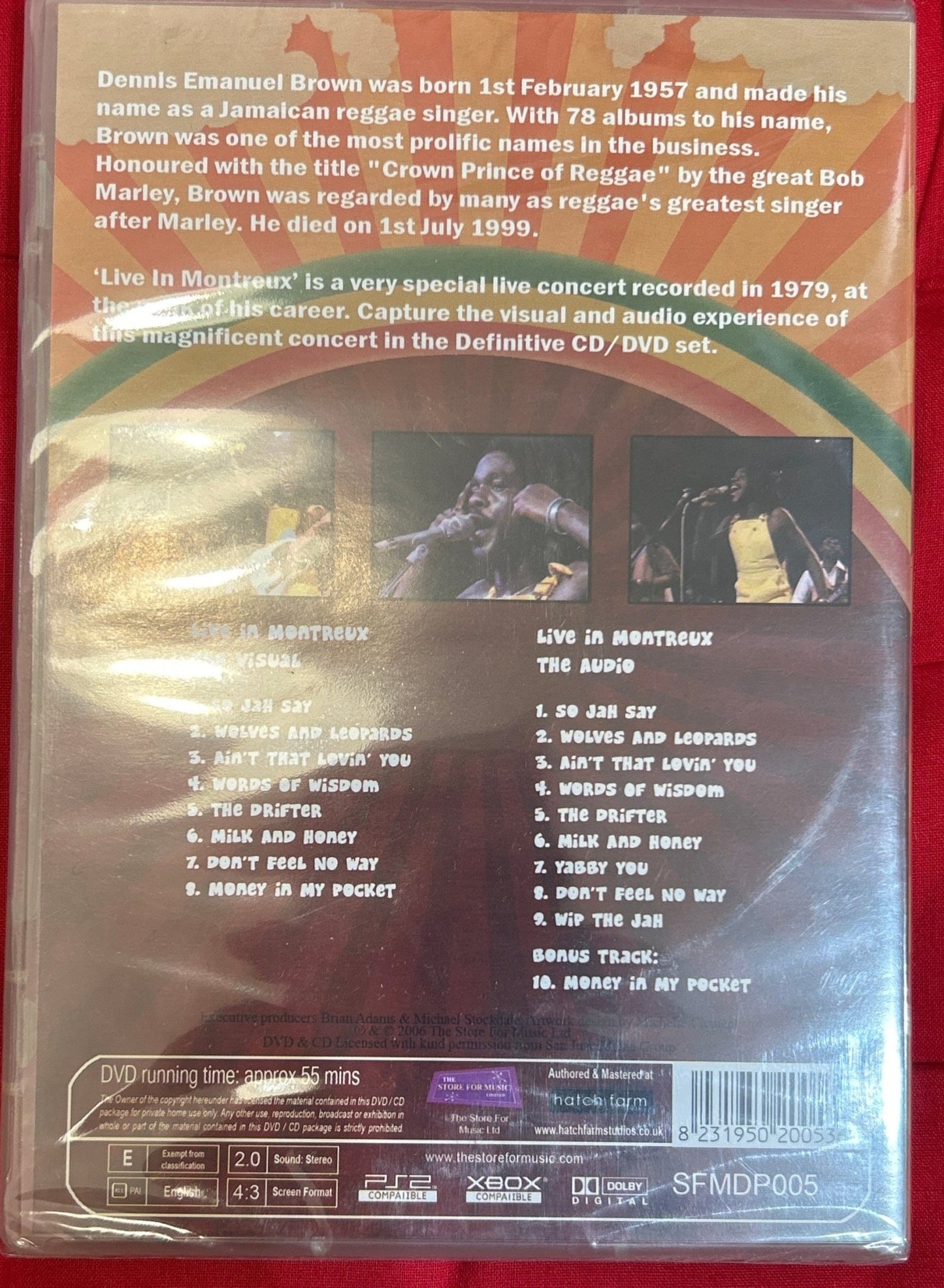 CD+DVD Dennis Brown ‎– Live At Montreux Nuevo precintado - DISCOS NAKASHA