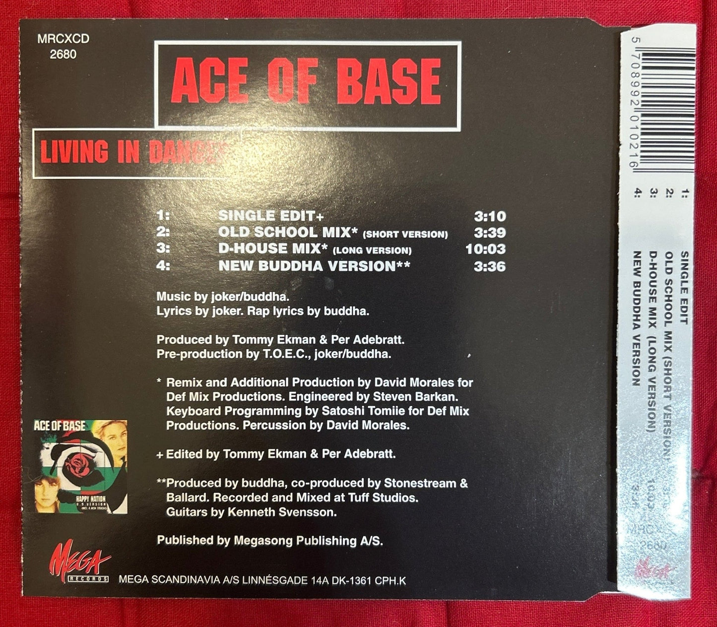 CDMAXI Ace Of Base ‎– Living In Danger 2ª mano (Producto exclusivo recogida en tienda) - DISCOS NAKASHA