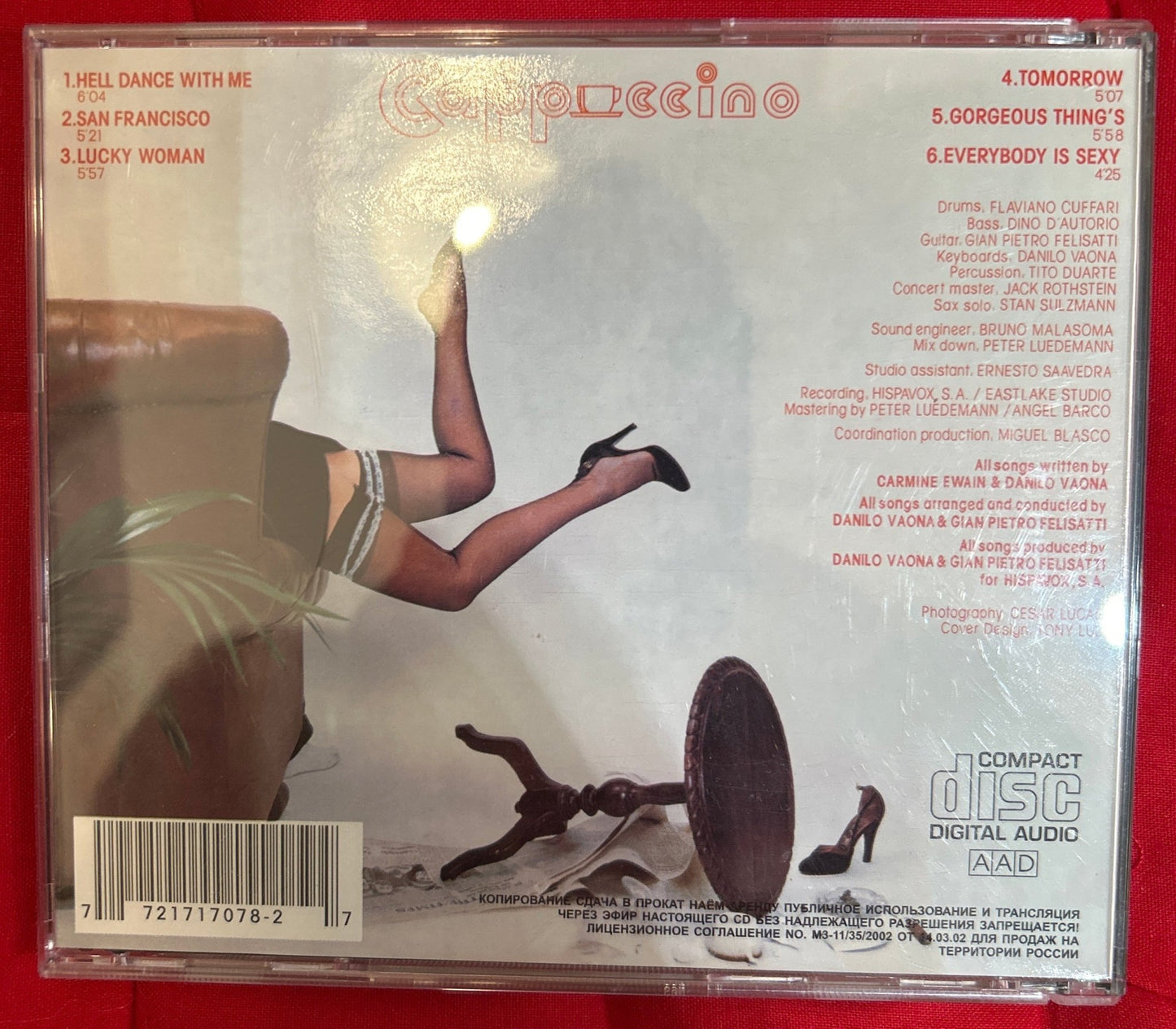 CDr Cappuccino – Cappuccino 2ª Mano - DISCOS NAKASHA