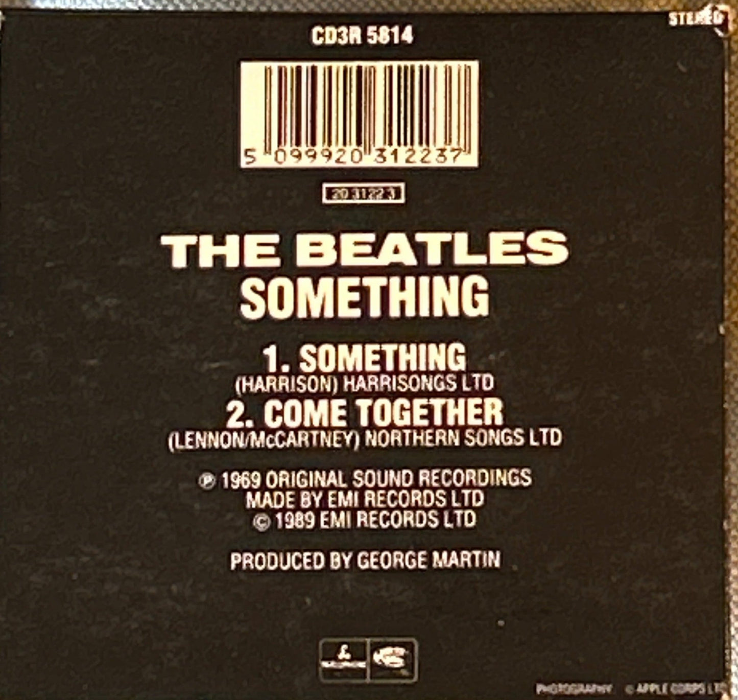 CDSINGLE The Beatles ‎– Something / Come Together 2ª Mano - DISCOS NAKASHA