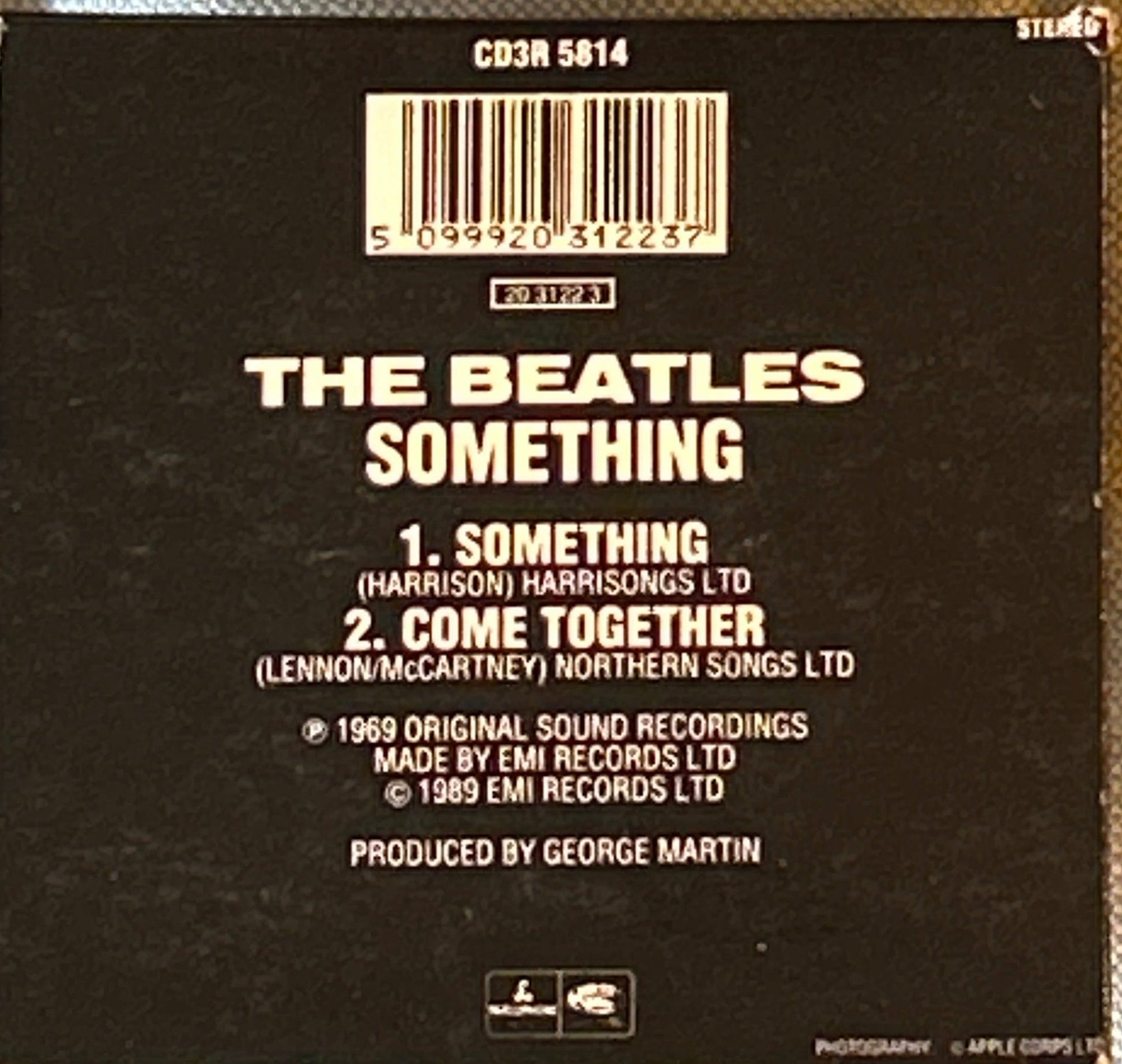 CDSINGLE The Beatles ‎– Something / Come Together 2ª Mano - DISCOS NAKASHA