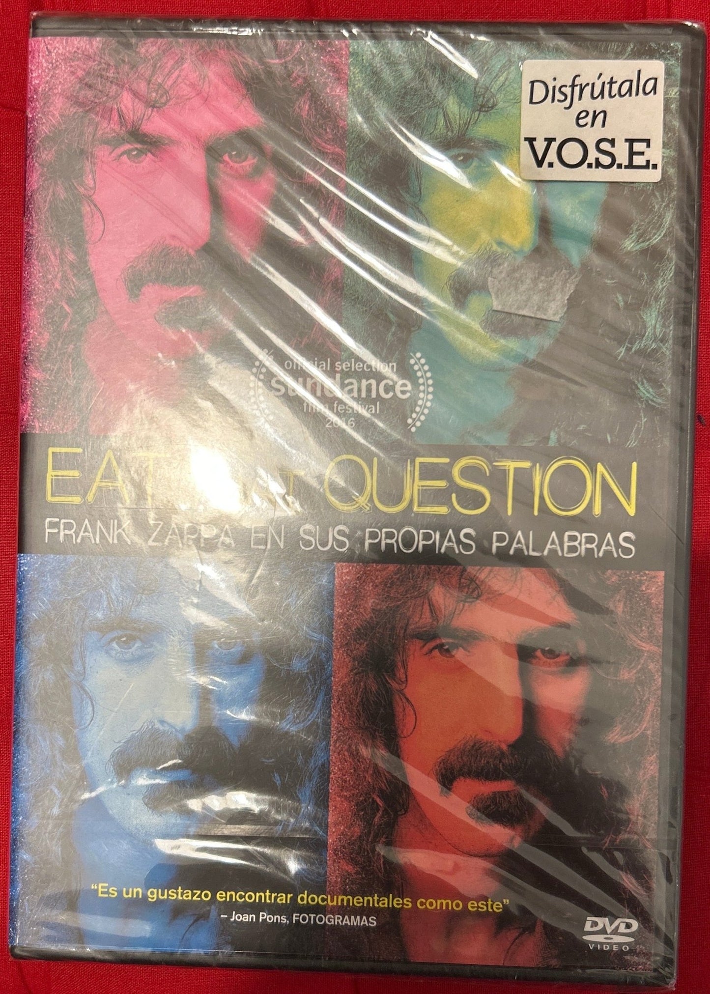DVD Frank Zappa ‎– Eat That Question - Frank Zappa En Sus Propias Palabras Nuevo precintado - DISCOS NAKASHA