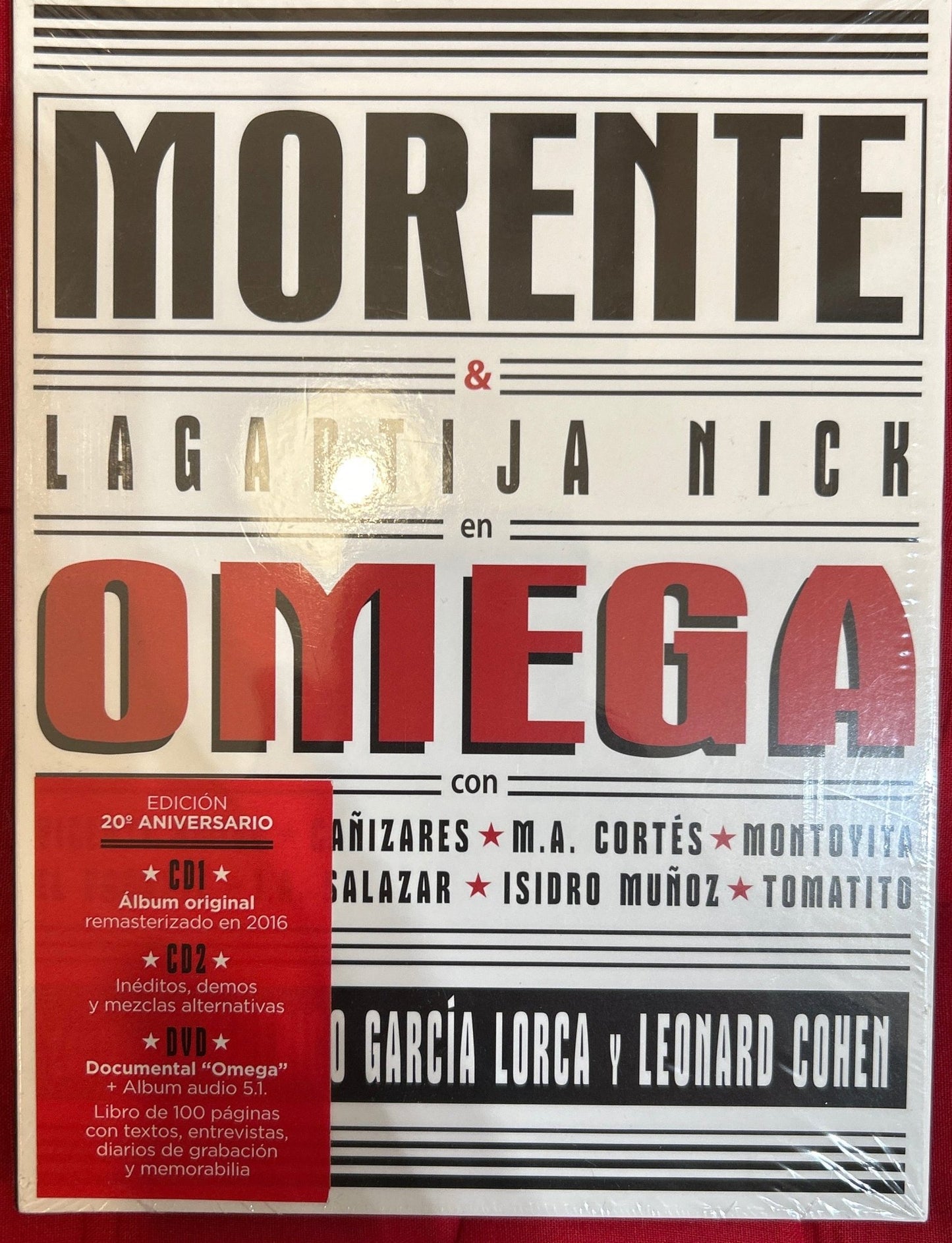 DVD Morente & Lagartija Nick ‎– Omega Nuevo precintado - DISCOS NAKASHA