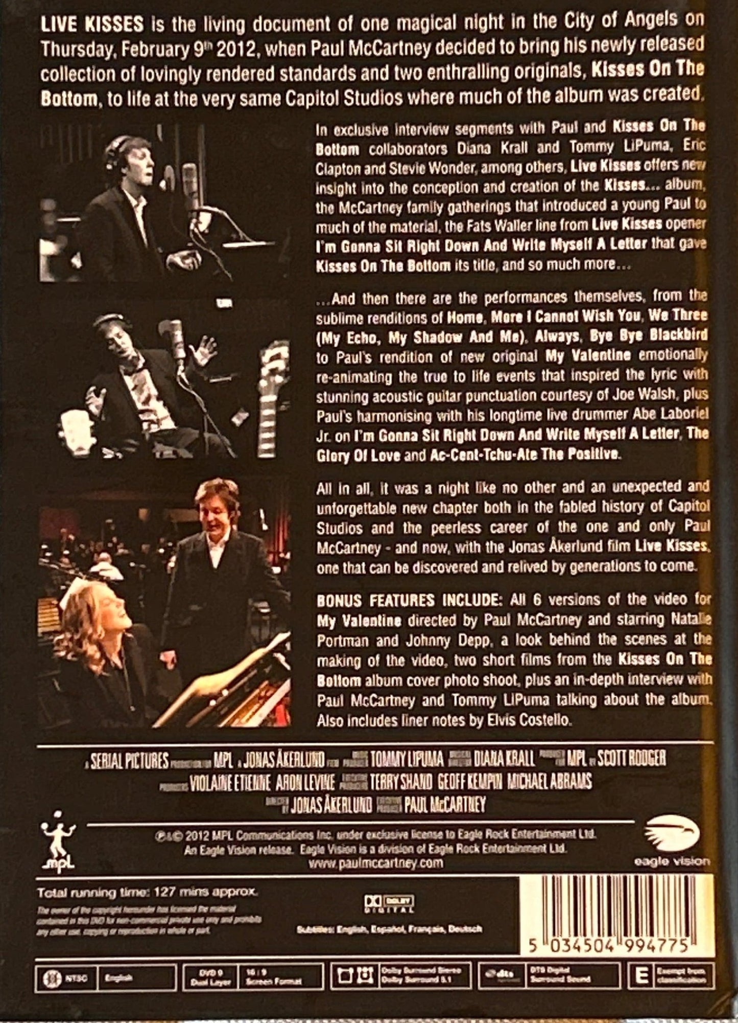 DVD Paul McCartney ‎– Live Kisses 2ª Mano - DISCOS NAKASHA
