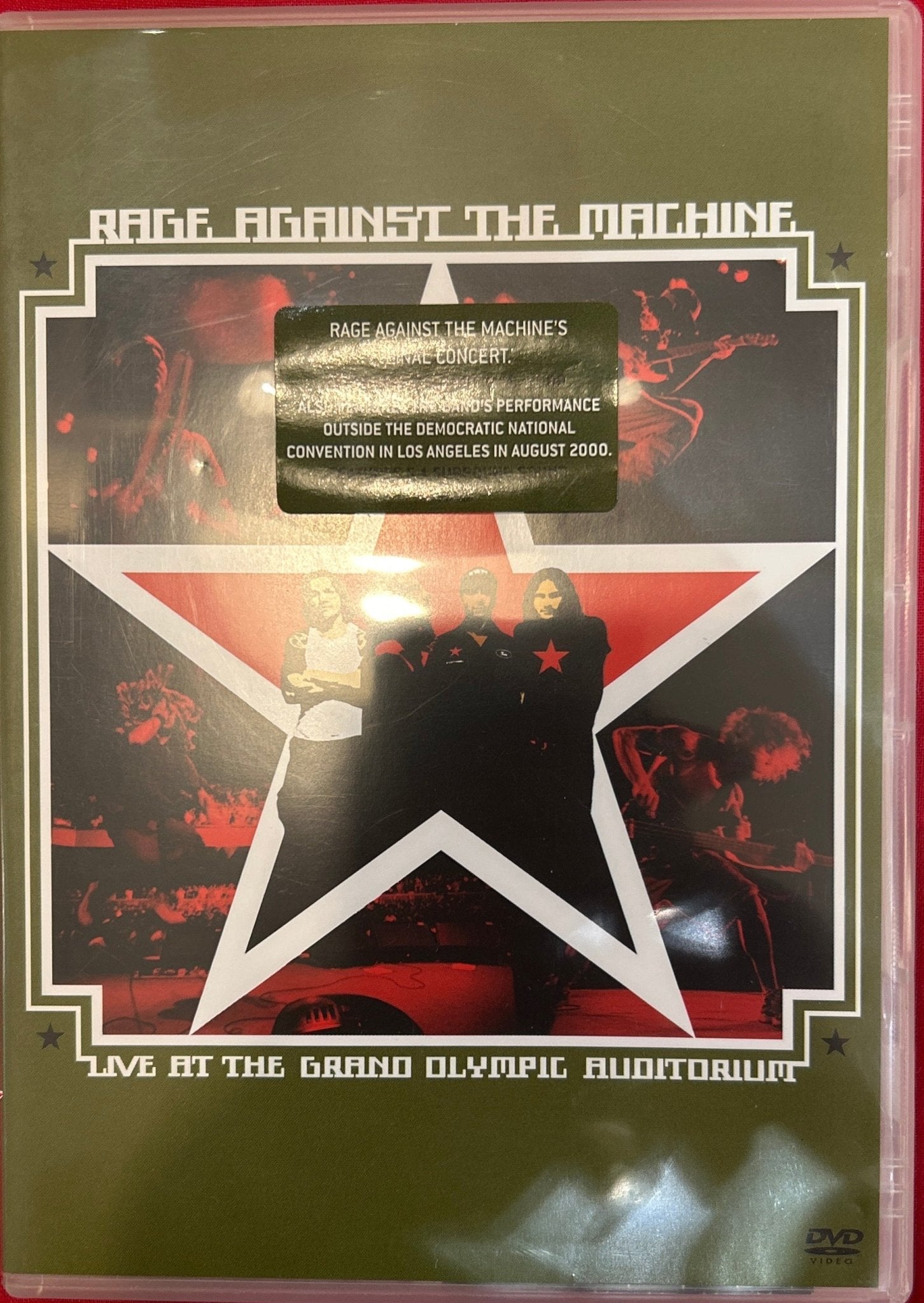 DVD Rage Against The Machine ‎– Live At The Grand Olympic Auditorium 2ª Mano (Producto exclusivo recogida en tienda) - DISCOS NAKASHA