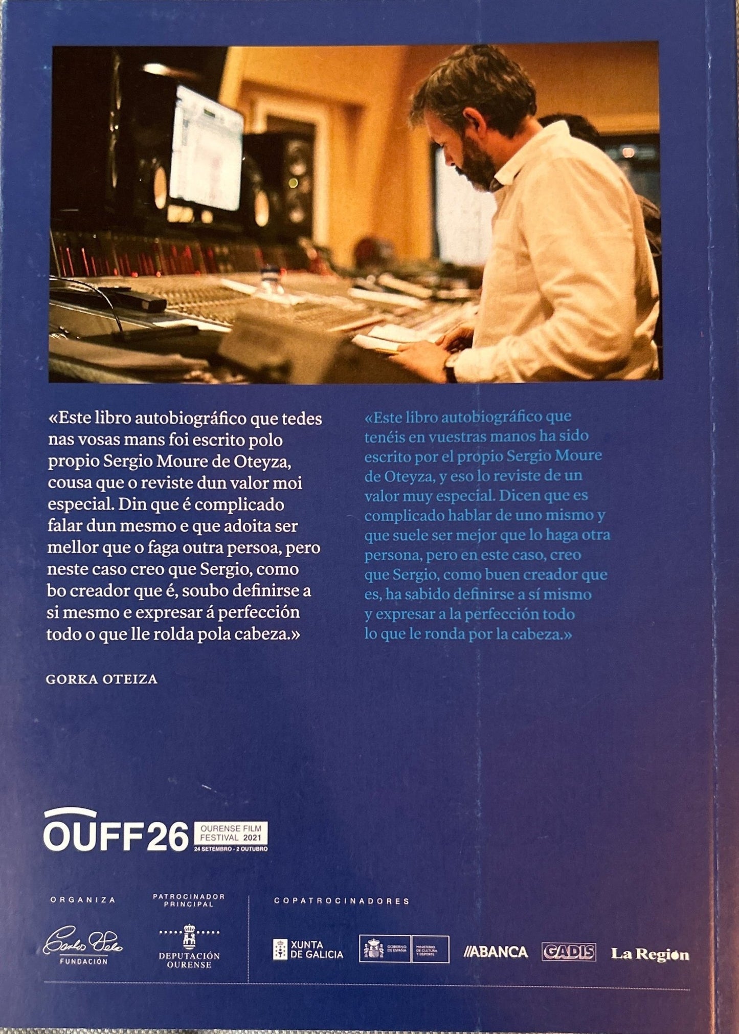 Libro La imagen sonora - Sergio Moure de Oteyza 2ª Mano - DISCOS NAKASHA