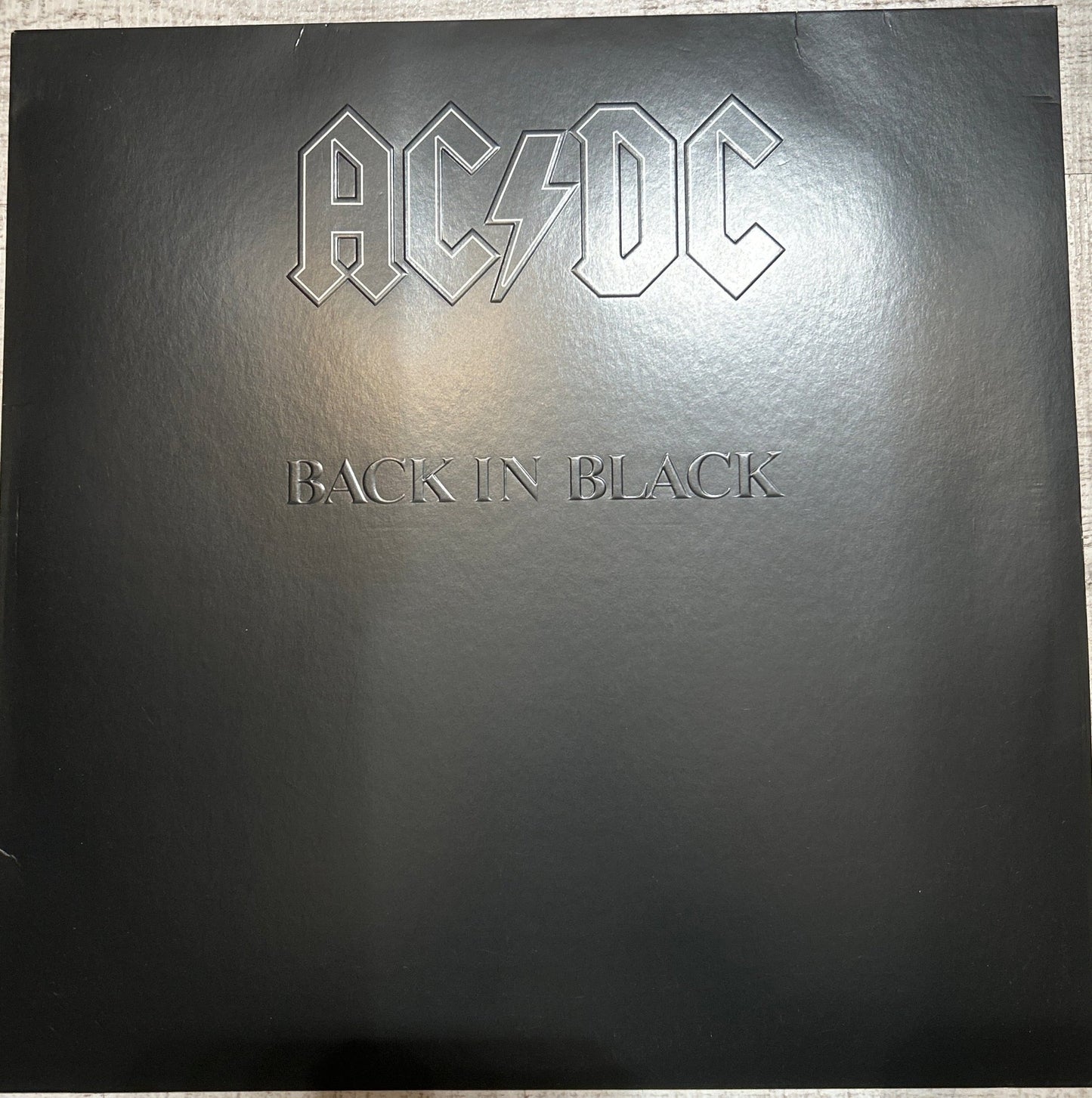 LP AC/DC ‎– Back in black 2ª mano - DISCOS NAKASHA