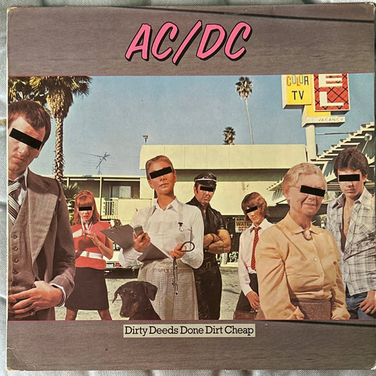 LP AC/DC – Dirty Deeds Done Dirt Cheap = Trucos Legales Excesivamente Baratos 2ª Mano - DISCOS NAKASHA