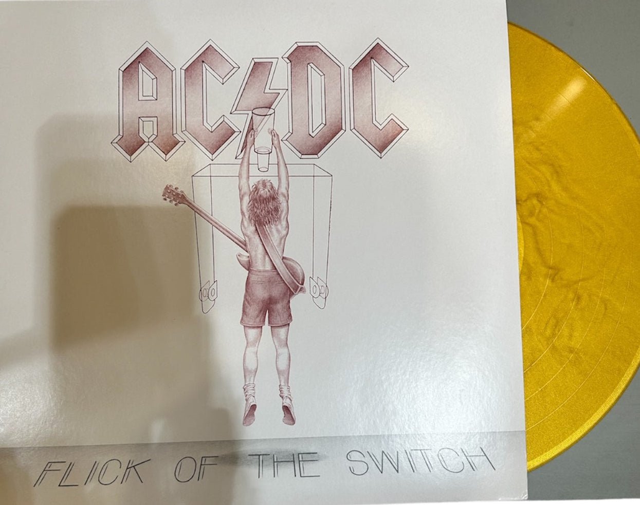 LP AC/DC ‎– Flick Of The Switch 2ª mano - DISCOS NAKASHA