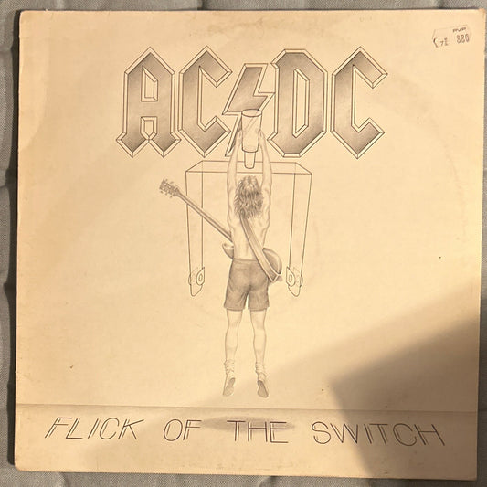 LP AC/DC ‎– Flick Of The Switch 2ª mano - DISCOS NAKASHA