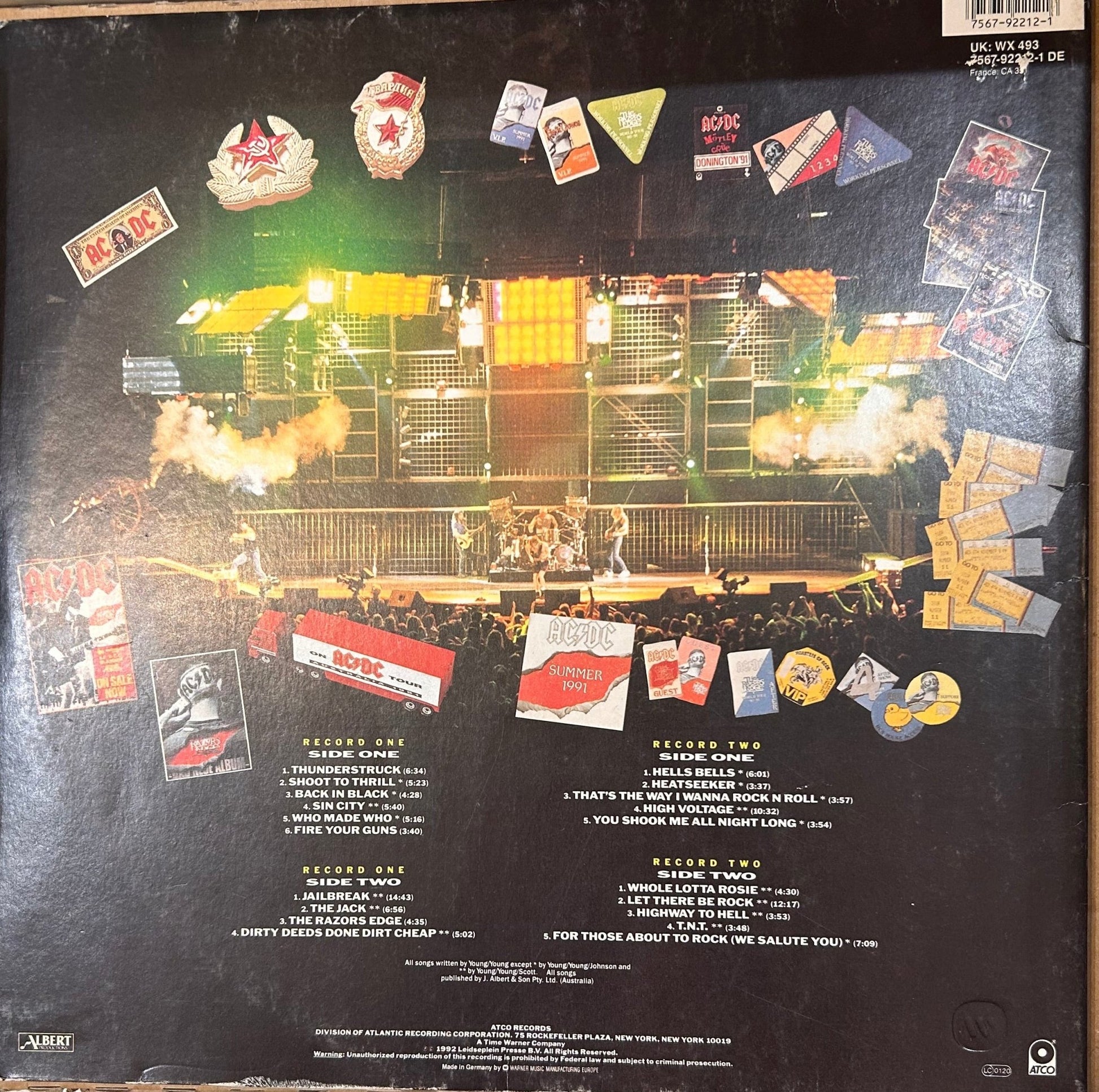 LP AC/DC ‎– Live 2ª Mano - DISCOS NAKASHA