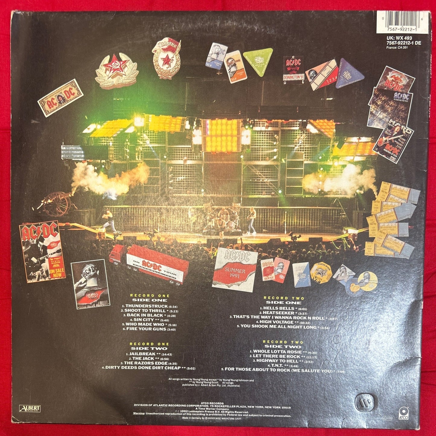 LP AC/DC ‎– Live 2ª Mano - DISCOS NAKASHA
