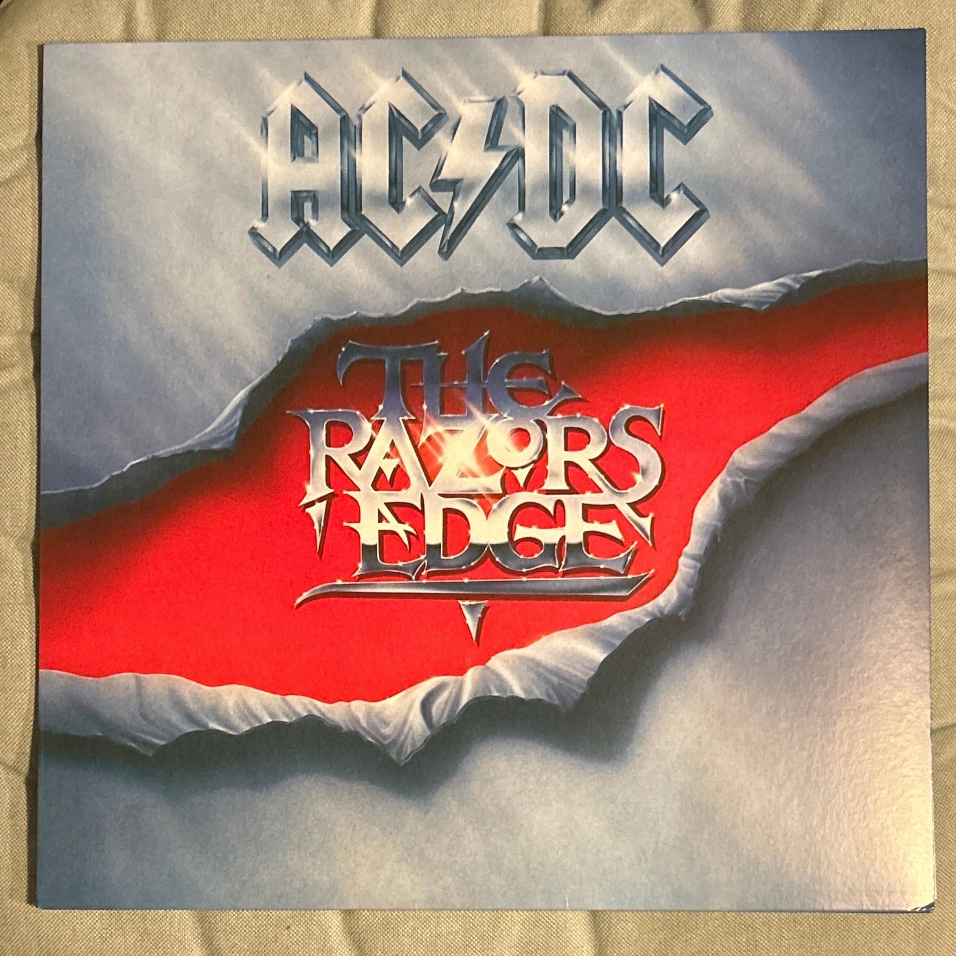 LP AC/DC ‎– The Razors Edge 2ª mano - DISCOS NAKASHA