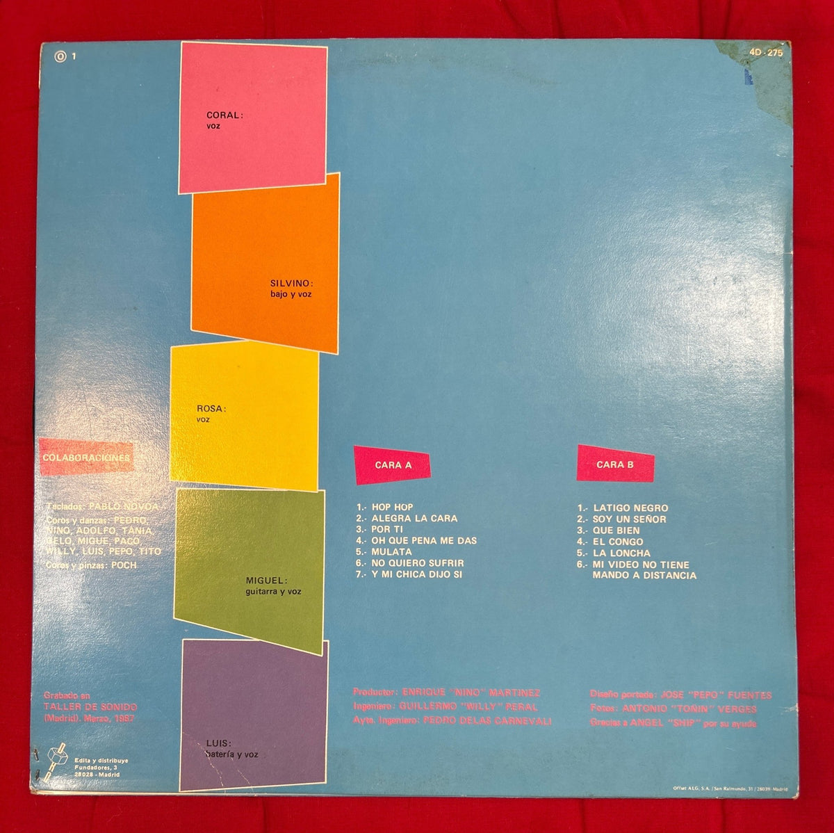 LP Aerolíneas Federales ‎– Hop Hop 2ª Mano - DISCOS NAKASHA