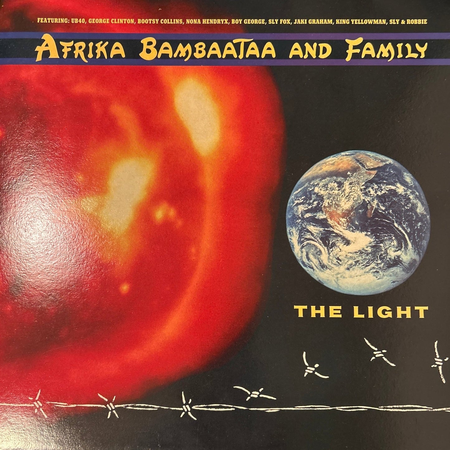 LP Afrika Bambaataa And Family ‎– The Light 2ª mano - DISCOS NAKASHA