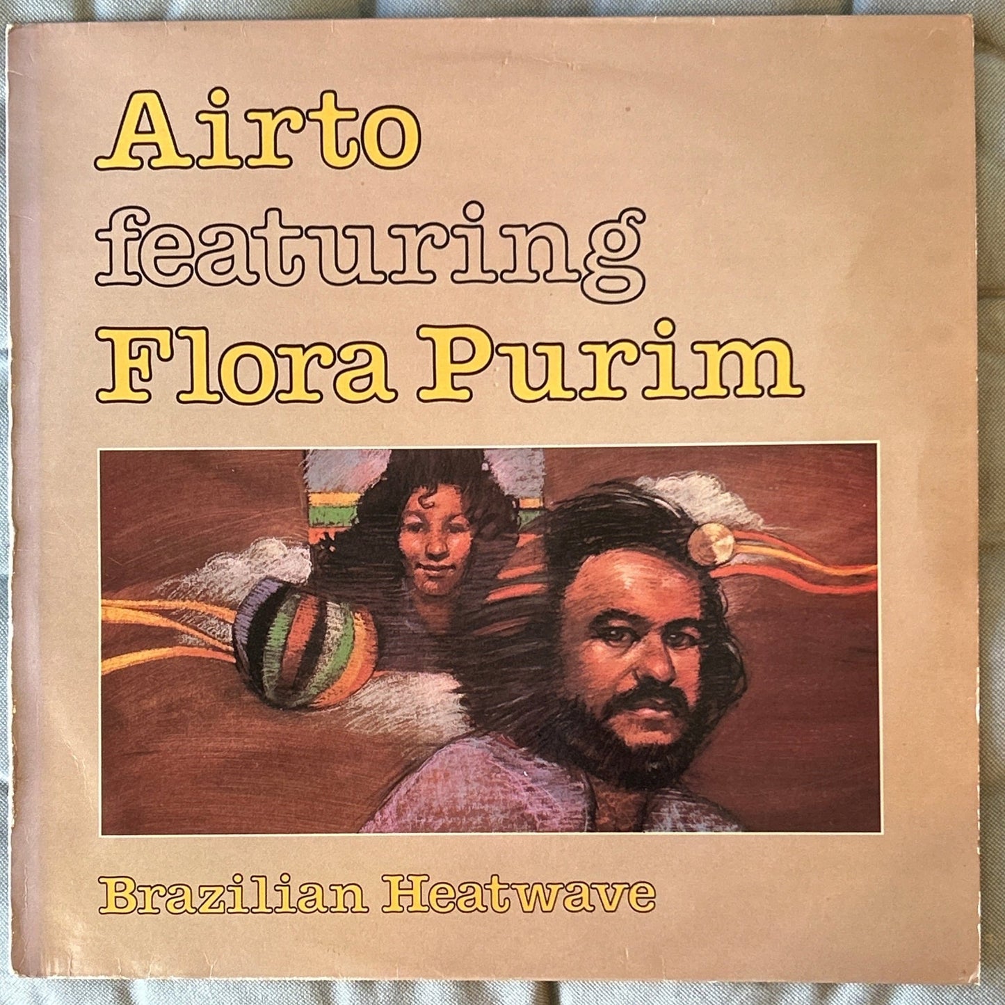 LP Airto Featuring Flora Purim ‎– Brazilian Heatwave 2ª Mano - DISCOS NAKASHA
