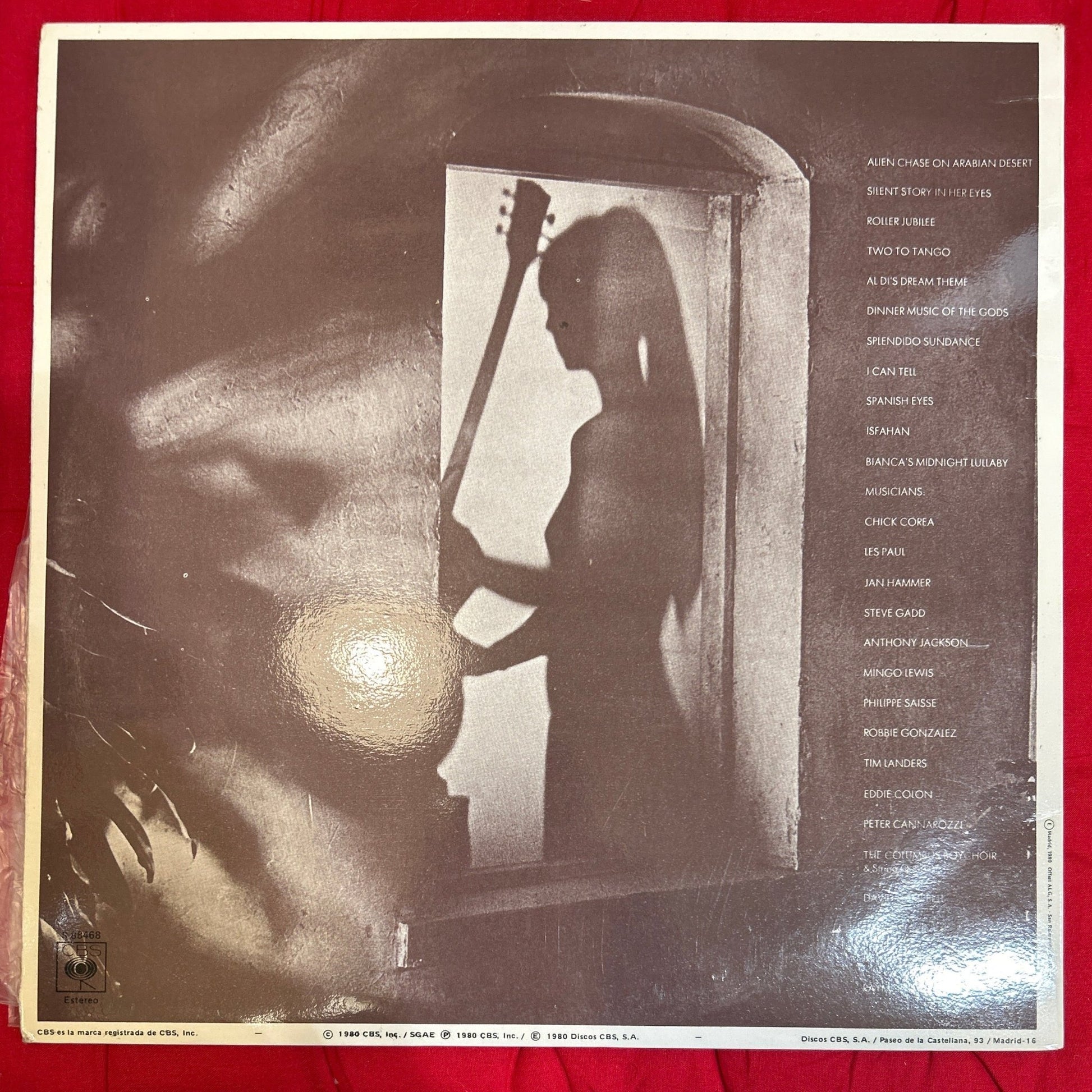 LP Al Di Meola ‎– Splendido Hotel 2ª Mano - DISCOS NAKASHA