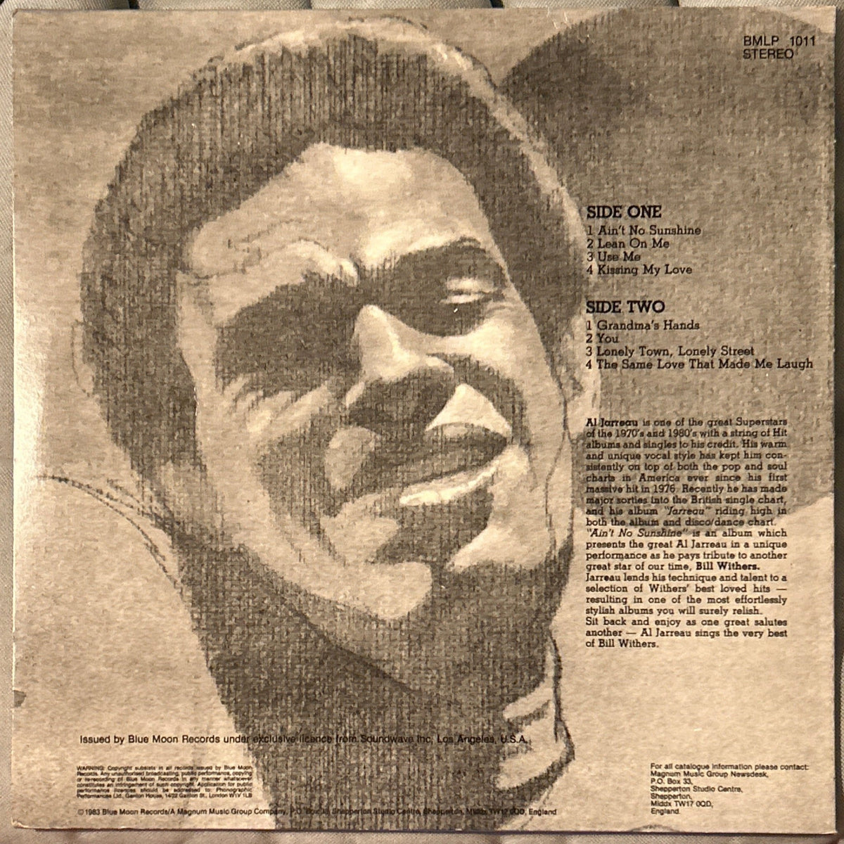 LP Al Jarreau ‎– Ain't No Sunshine 2ª Mano - DISCOS NAKASHA