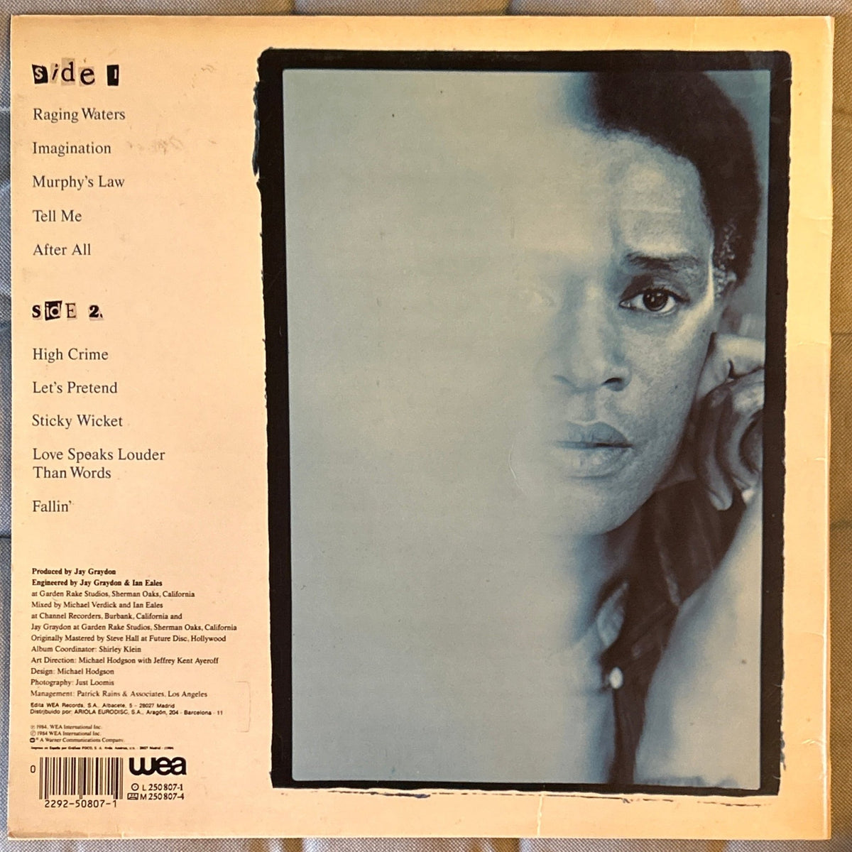 LP Al Jarreau ‎– High Crime 2ª Mano - DISCOS NAKASHA