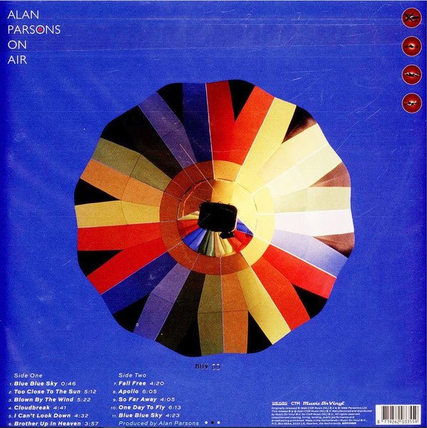LP Alan Parsons ‎– On Air Nuevo precintado - DISCOS NAKASHA