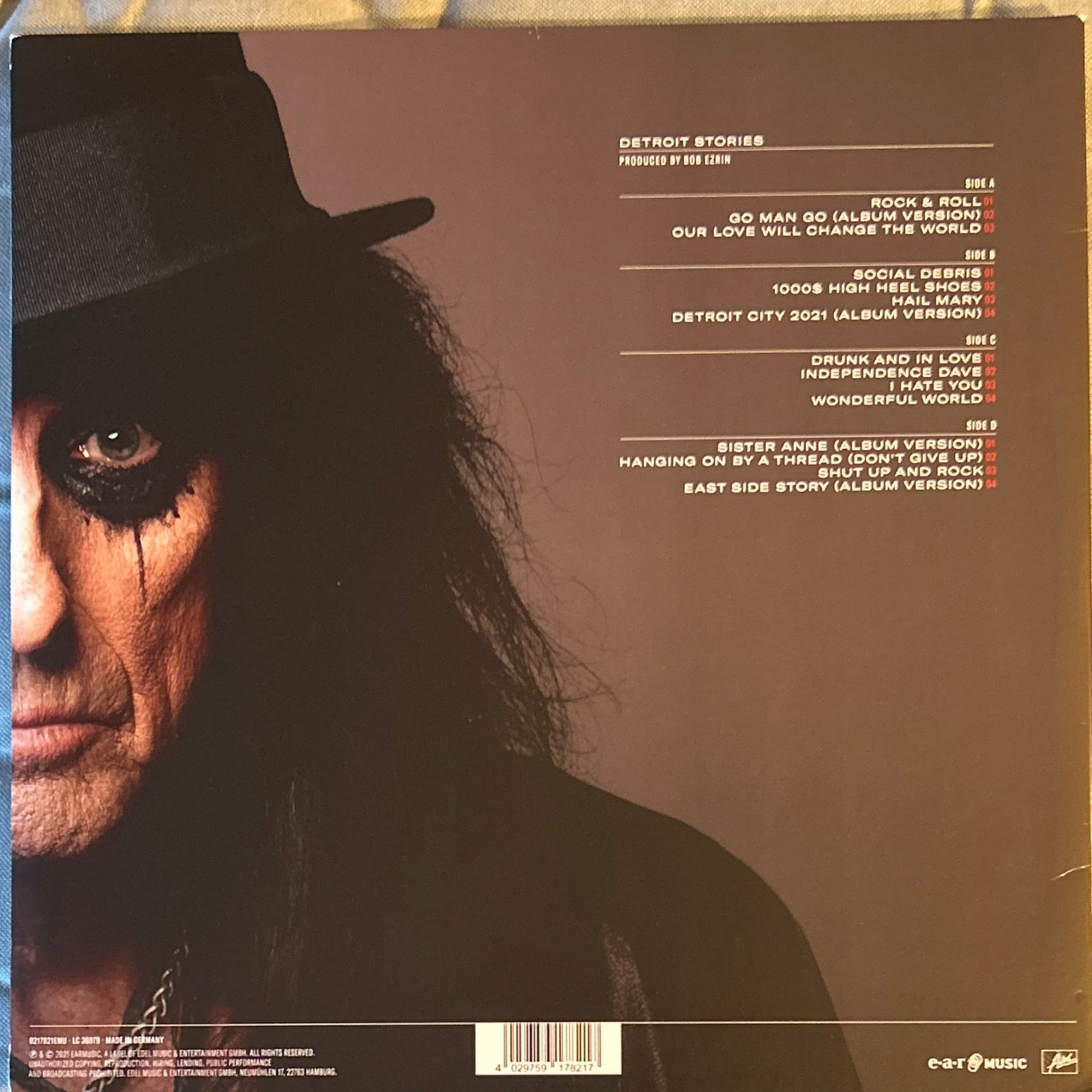 LP Alice Cooper ‎– Detroit Stories 2ª Mano - DISCOS NAKASHA