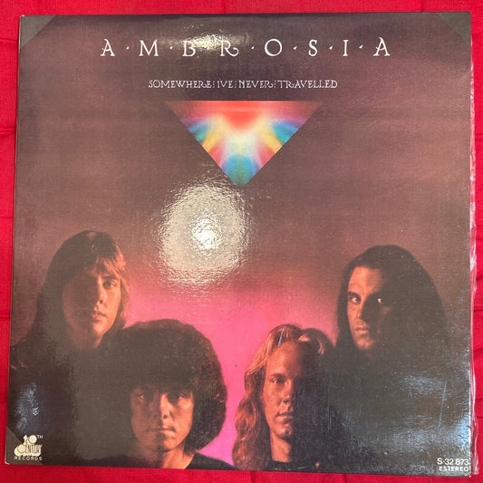 LP Ambrosia – Somewhere I've Never Travelled 2ª Mano - DISCOS NAKASHA
