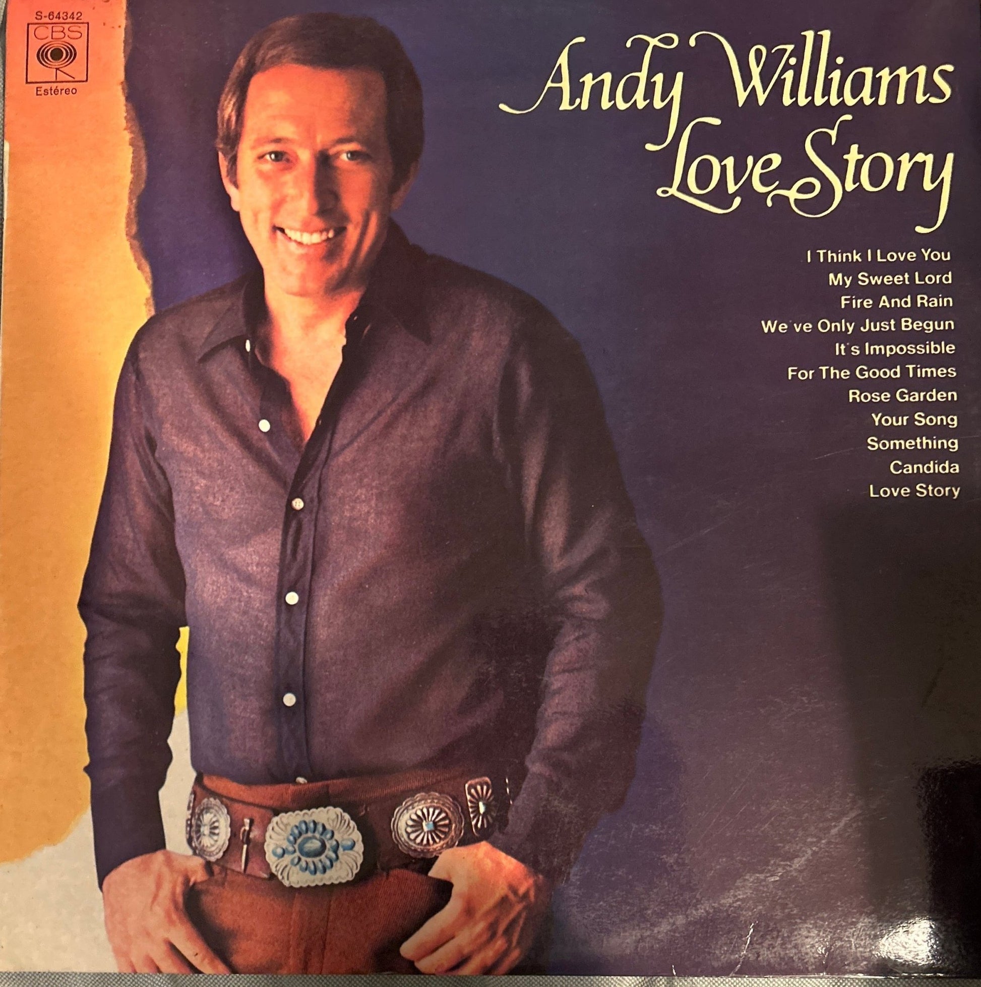 LP Andy Williams ‎– Love Story 2ª mano (Producto exclusivo recogida en tienda) - DISCOS NAKASHA