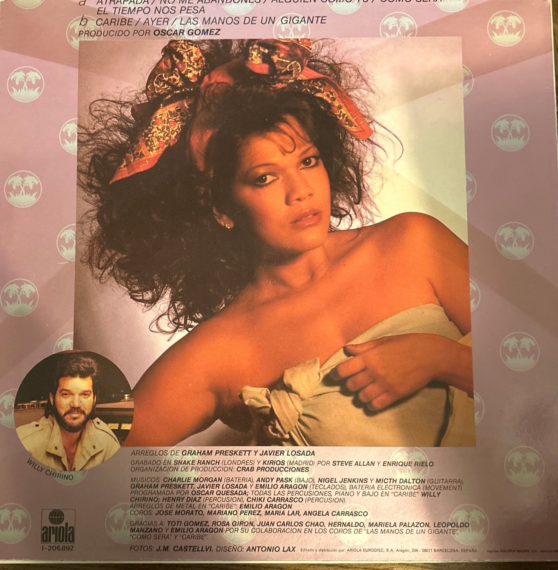 LP Angela Carrasco ‎– Dama Del Caribe 2ª Mano - DISCOS NAKASHA