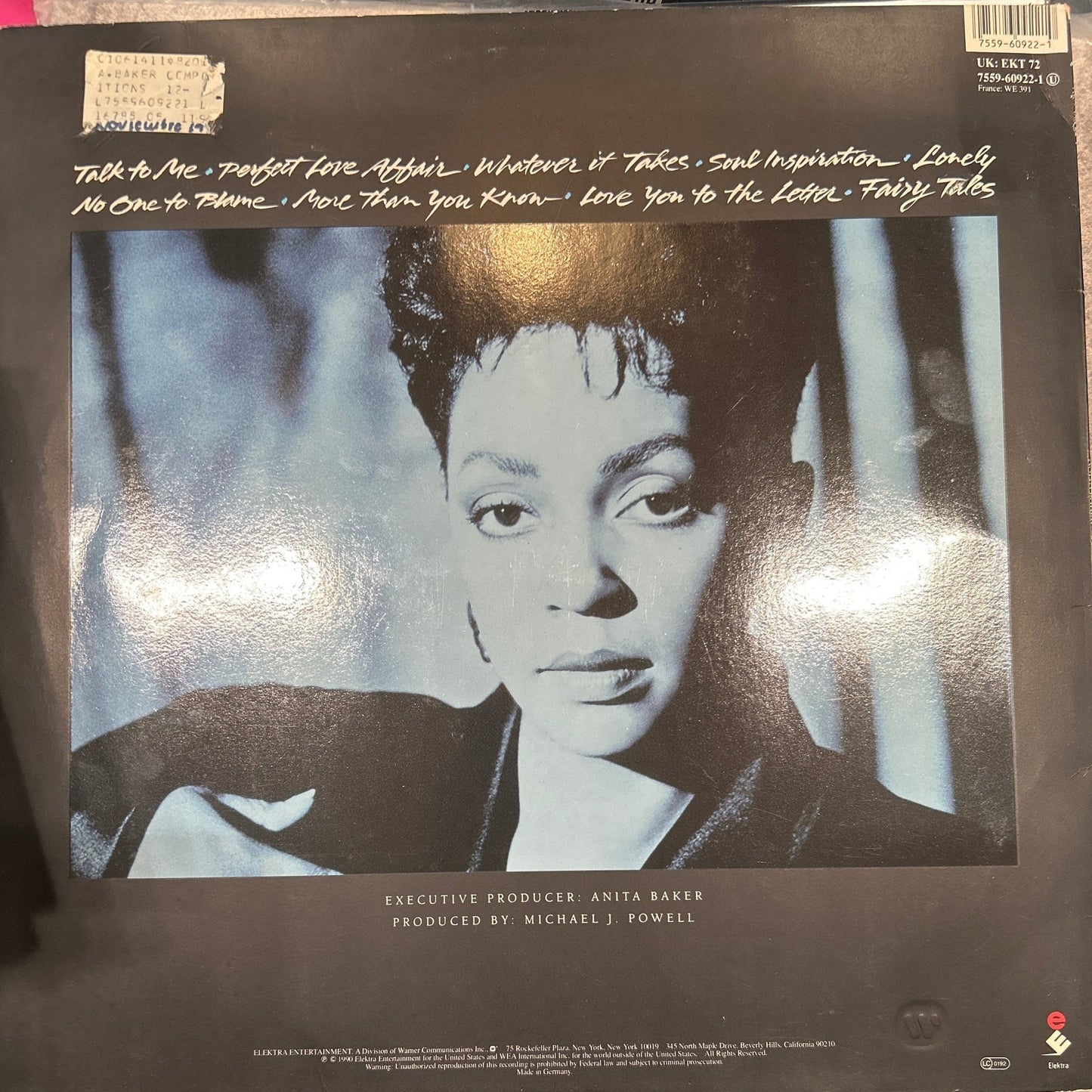 LP Anita Baker ‎– Compositions 2ª Mano - DISCOS NAKASHA