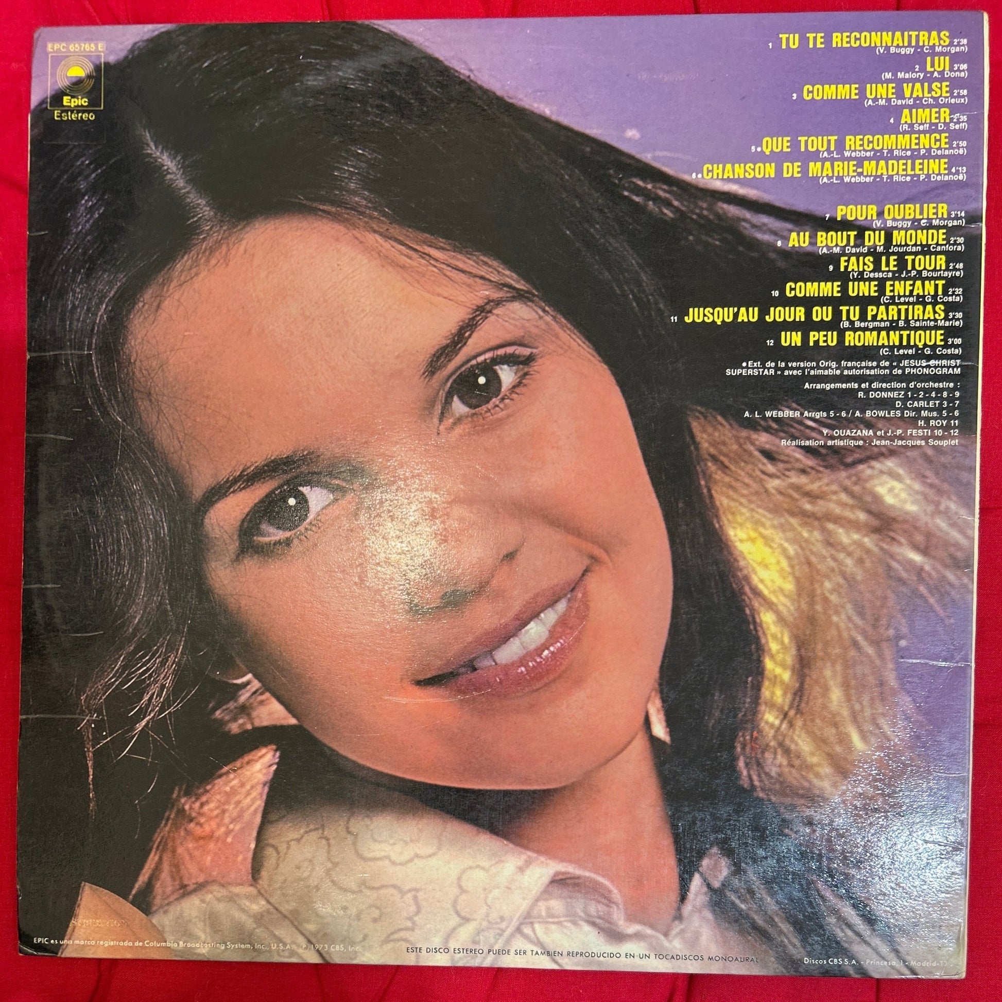 LP Anne-Marie David ‎– Tu Te Reconnaitras 2ª Mano - DISCOS NAKASHA