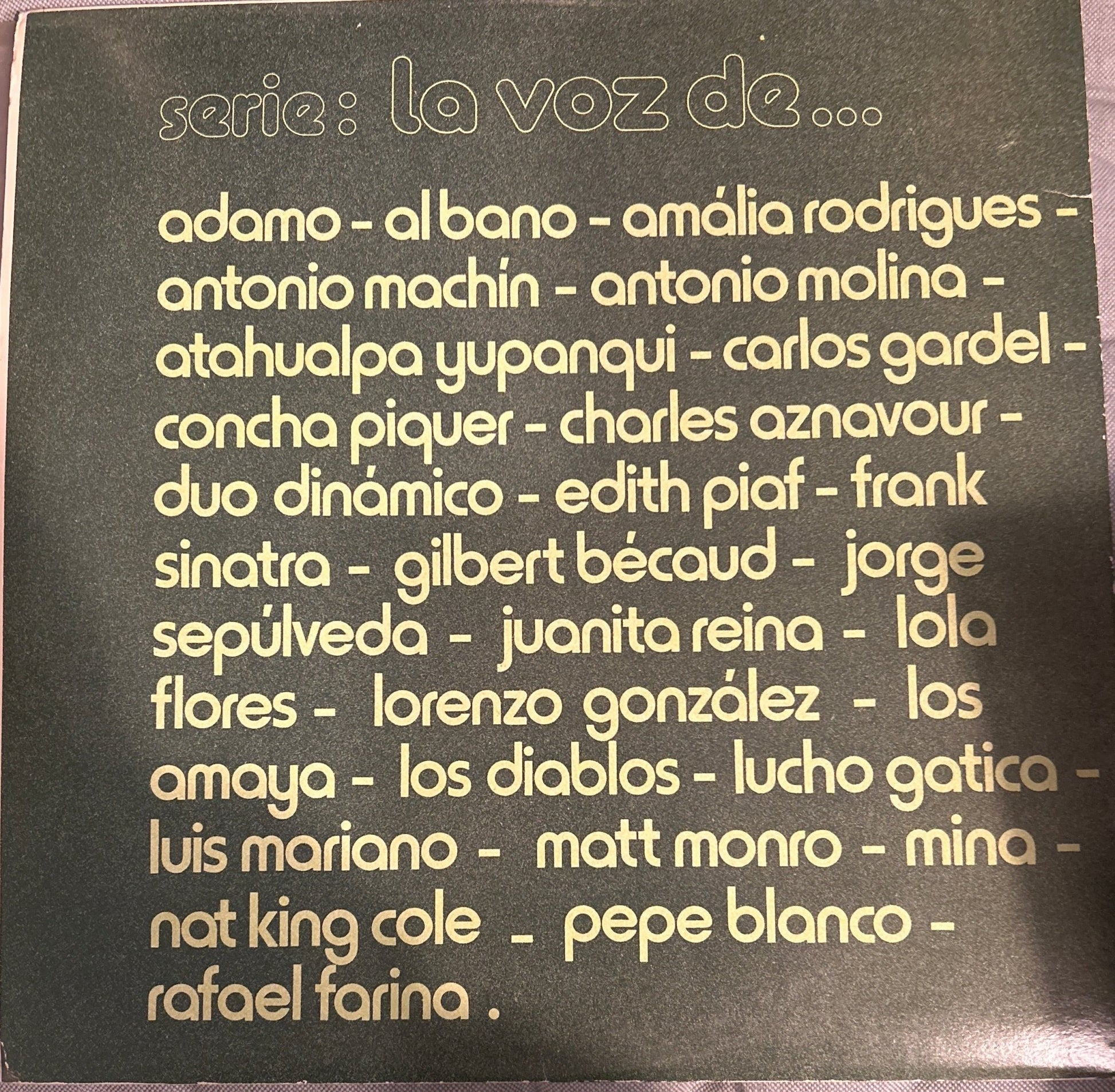 LP Antonio Machin ‎– La Voz De... Antonio Machin 2ª Mano (Producto exclusivo recogida en tienda) - DISCOS NAKASHA