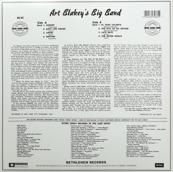 LP Art Blakey ‎– Big Band Nuevo precintado - DISCOS NAKASHA