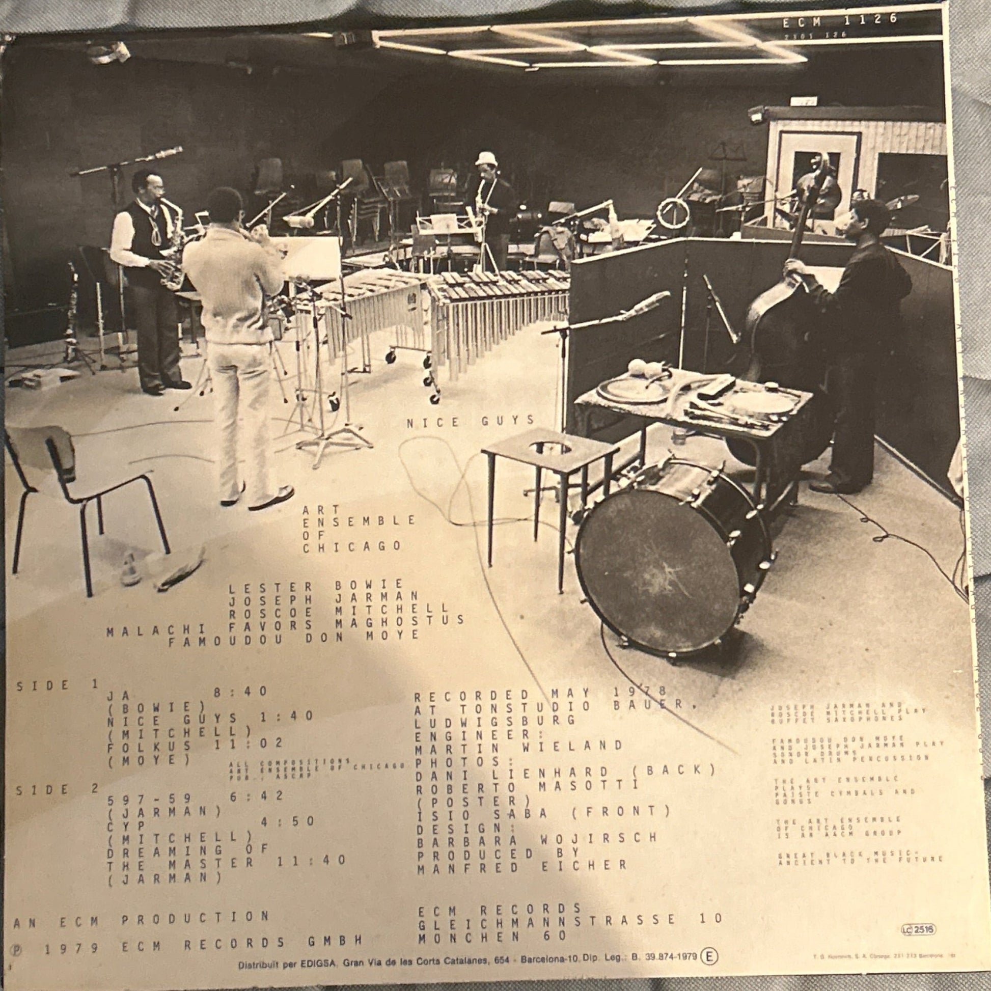 LP Art Ensemble Of Chicago ‎– Nice Guys 2ª Mano - DISCOS NAKASHA