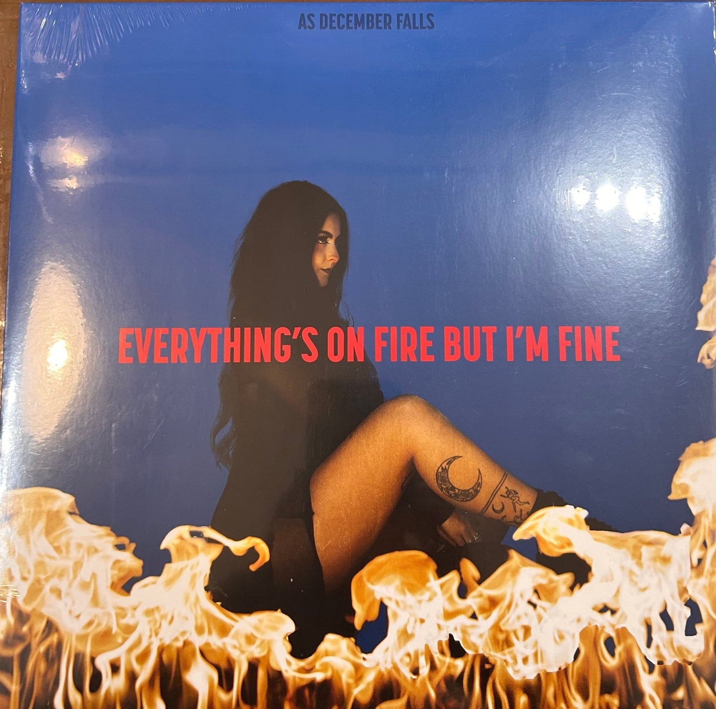 LP As December Falls ‎– Everything's On Fire But I'm Fine Nuevo precintado - DISCOS NAKASHA